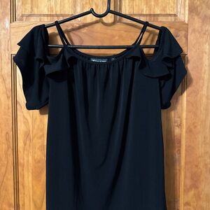 Elegant Black Off-Shoulder Top